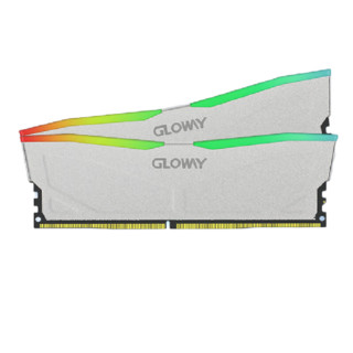 GLOWAY 光威 深渊系列 DDR5 6400MHz RGB 台式机内存 灯条 银色 32GB 16GB*2