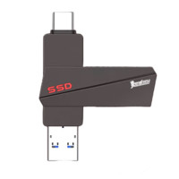 COOL-FISH USB3.2 U盘 黑色 512GB USB-A/Type-C