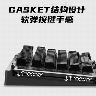 魔极客M2机械键盘Gasket铝坨坨套件客制化热插拔办公电竞游戏有线