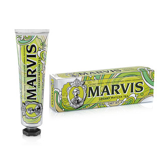 MARVIS 玛尔仕 茶系列 奶盖抹茶牙膏 薄荷香型
