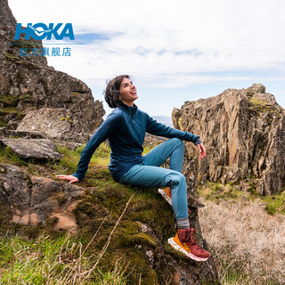 HOKA ONE ONE 男女鞋TENNINE Hike GTX109徒步鞋防水防滑减震轻便 40.5/255mm 百里香/月见草绿-男（建议拍大1码）