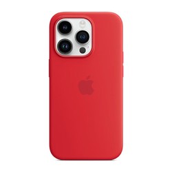 Apple 苹果 iPhone 14 Pro 专用 MagSafe 硅胶保护壳 iPhone保护套 - 红色 保护套 手机套 手机壳