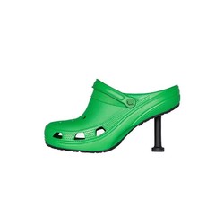 BALENCIAGA 巴黎世家 奢侈品巴黎世家 橡胶穆勒鞋 女款 绿色 677390 W1S8E 37