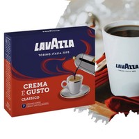 LAVAZZA 拉瓦萨 深度烘焙 经典浓醇咖啡粉 500g