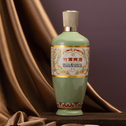 竹叶青 荣耀 绿瓶 53%vol 白酒 500ml*6瓶 整箱装