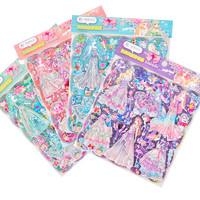XCOPY 初格 糯糯奇旅(4套8张)双层精美绚丽穿衣换装贴纸儿童玩具卡通贴纸贴画男女孩玩具