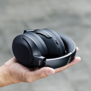 ROG 玩家国度 风行 GO 耳罩式头戴式2.4G主动降噪无线耳机 黑色