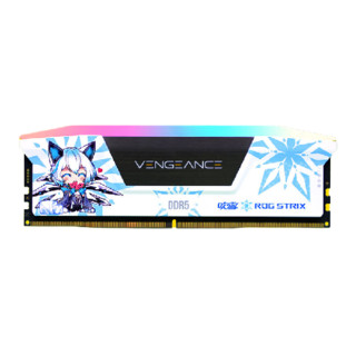 USCORSAIR 美商海盗船 复仇者 RGB DDR5 吹雪联名款 DDR5 5600MHz RGB 台式机内存 灯条 白色 32GB 16GB*2