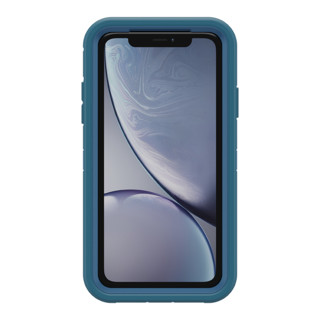 OtterBox 水獭 防御者苹果iPhone XR手机壳POPSocket支架组合防摔三防壳6.1 深蓝墨绿  77-61796(无皮带扣）