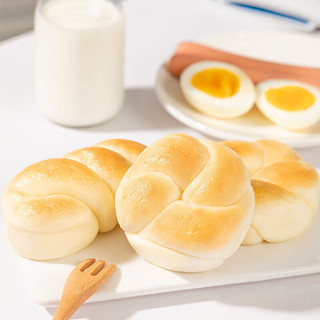Kong WENG 港荣 蒸面包 营养早餐手撕面包零食好吃的休闲食品吐司 奶黄味336g 450g
