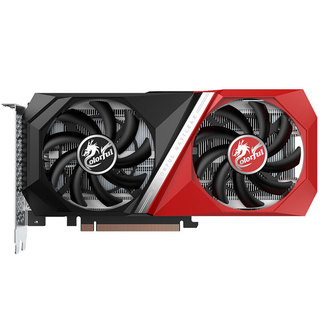 战斧 GeForce RTX 3050 DUO V2 8G 显卡 8GB 黑红色