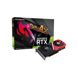 COLORFUL 七彩虹 战斧 GeForce RTX 3050 DUO V2 8G 显卡 8GB 黑红色