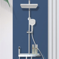  箭牌 ARROW AE34128ZHCP 四功能花洒套装 亮银色