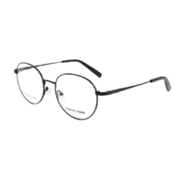 镜宴 依视路 CVF2024 黑色金属眼镜框+钻晶A4系列 1.60折射率 防蓝光镜片