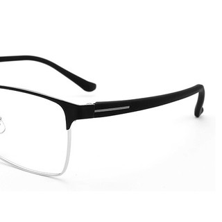 Coastal Vision 镜宴&essilor 依视路 CVO2008 银色金属眼镜框+钻晶A4系列 1.67折射率 防蓝光镜片