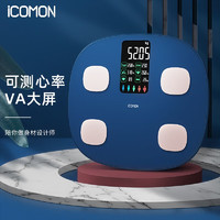 ICOMON 沃莱 智能心率电子秤家用人体体脂秤APP自测称重秤健康检测体脂仪 小蝴蝶