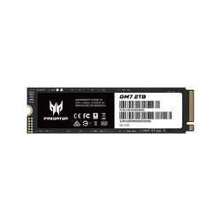 PREDATOR 宏碁掠夺者 GM7系列 NVMe M.2 SSD固态硬盘 2TB（PCI-E4.0）