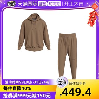 卡尔文·克莱恩 Calvin Klein 凯文克莱男士纯棉连帽卫衣+裤子休闲套装