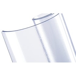 竹月阁 透明软玻璃PVC桌布 PRO磨圆角边橘纹1.0款 30*45cm
