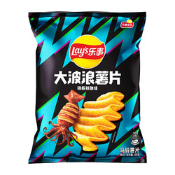 Lay's 乐事 大波浪薯片 铁板鱿鱼味 135g