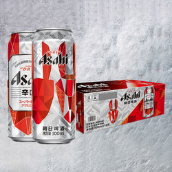 Asahi 朝日啤酒 超爽生啤酒 500ml*18罐