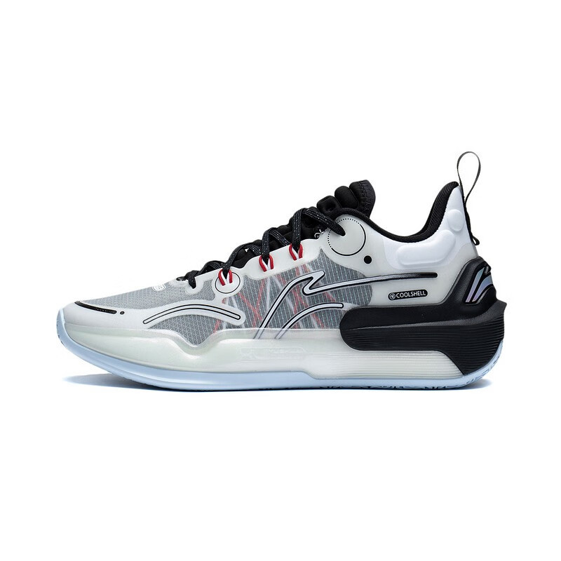 LI-NING 李宁驭帅16 V2 男子篮球鞋ABAT003-1 标准白/黑色41 【报价价格