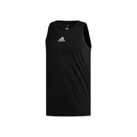 adidas 阿迪达斯 男子篮球球衣 CZ1453 黑/二度灰 L