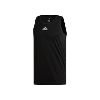 adidas 阿迪达斯 男子篮球球衣 CZ1453 黑/二度灰 XXL