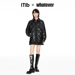ITIB ×WHATEVER设计师联名 女士菱格羽绒服 IA224SZ0449