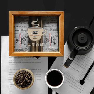 KOPILUWAK COFFEE 野鼬咖啡 苏门答腊岛 中度烘焙 猫屎咖啡豆 100g*2袋 礼盒装
