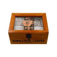 KOPILUWAK COFFEE 野鼬咖啡 苏门答腊岛 中度烘焙 猫屎咖啡豆 20g*6袋 礼盒装