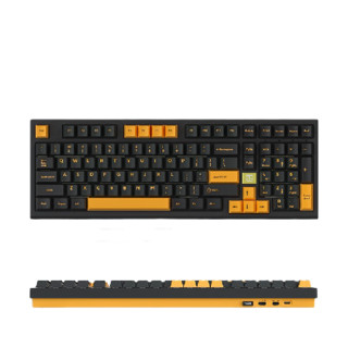 TOGAR T9 98键 2.4G蓝牙 多模无线机械键盘 橙意 TOGAR冰霜轴 RGB