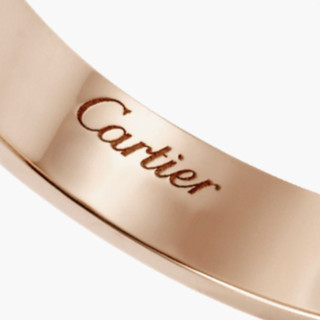 Cartier 卡地亚 love系列 B4085200 中性螺钉纹18K玫瑰金戒指 52mm