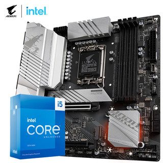 技嘉(GIGABYTE)主板CPU套装主板B660M AORUS PRO AX DDR4+i5-13600KF处理器 板U套装