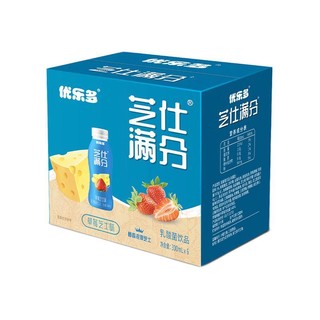 优乐多 芝仕满分 乳酸菌饮品 草莓芝士味 300ml*6瓶