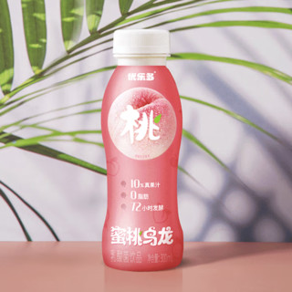 优乐多 蜜桃乌龙 乳酸菌饮品 300ml*6瓶