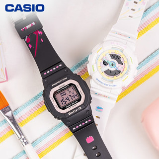 卡西欧（CASIO）小方块手表男女时尚潮流baby-g/g-shock情侣电子表 BGD-5000U-1B