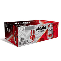 Asahi 朝日啤酒 朝日Asahi朝日啤酒（超爽生）11.2度 500ml*15听 整箱装 兔年限定礼盒