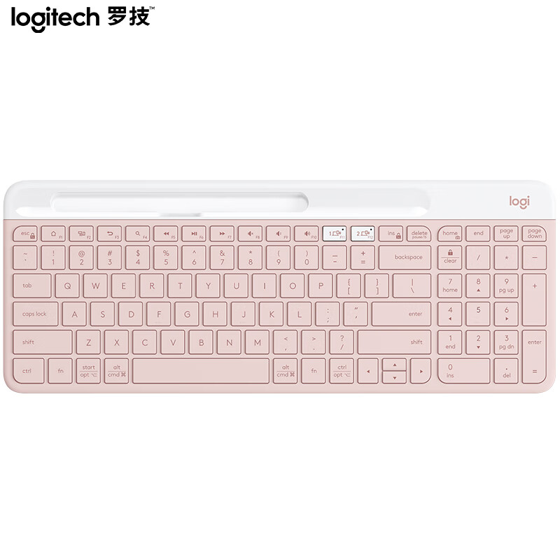 logitech 罗技 K580 87键 2.4G蓝牙 双模无线薄膜