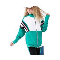 CONVERSE 匡威 女童立领针织夹克 亮翠绿 110/5