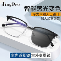 JingPro 镜邦 1.56极速感光变色镜片+超轻合金/钛架/TR镜架