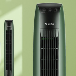 gree格力fl08x65bg塔扇黑色松杉绿