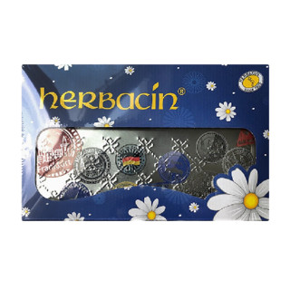 herbacin 贺本清 手足护理礼盒 (玫瑰护手霜20ml+特润修护霜20ml+小甘菊新经典护手霜75ml+柠檬修护唇膏4.8g)