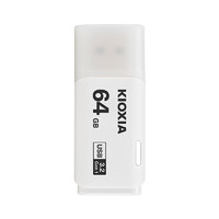 有券的上：KIOXIA 铠侠 64GB U盘 U301隼闪系列 白色 USB3.2接口