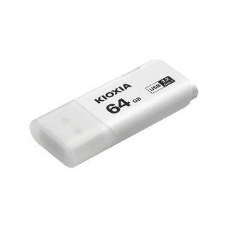 KIOXIA 铠侠 隼闪系列 TransMemory U301 USB 3.2 U盘 白色 64GB USB-A