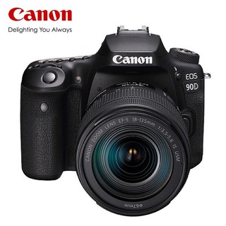 Canon 佳能 EOS90d 数码单反照相机视频直播高清相机 EOS 90D（18-135mm）套机