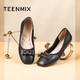 TEENMIX 天美意 春夏新款商场同款简约舒适气质浅口单鞋女休闲鞋