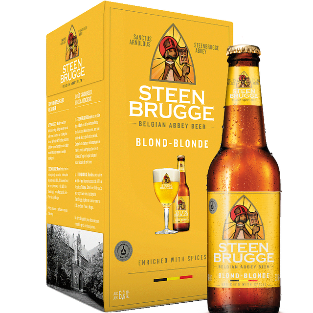 STEEN BRUGGE 布鲁日 SWINKELS FAMILY BREWERS  温暖香料啤酒 比利时原装进口 330ml*4瓶 4瓶装