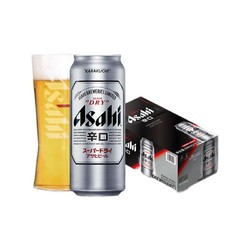 Asahi 朝日啤酒 超爽生啤酒 500ml*18罐