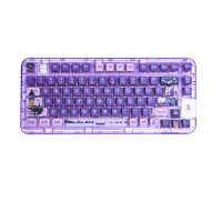Cool Killer CK75 80键 2.4G蓝牙 多模无线机械键盘 紫色 CoolKiller 丁香轴 RGB
